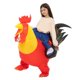 thumbnail image 1 of Lindo disfraz inflable de animal para montar para niños y adultos, caballo, pollo, perro, cerdo, pato, vaca y gato, 80-180 cm, varios tamaños., 1 of 5
