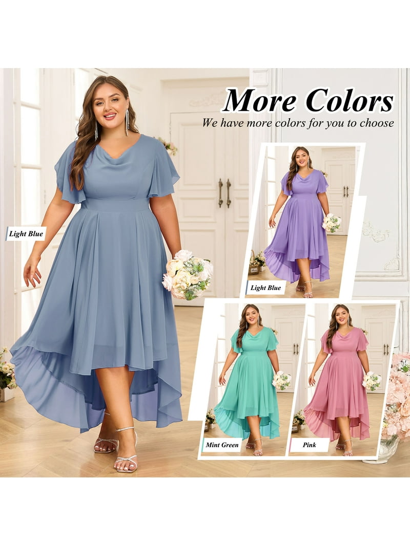 LapaPlus XL-6XL Womens Formal Dress Plus Size Evening Party Wedding Guest Bridesmaid Long Dresses - Walmart.com LapaPlus XL-6XL Womens Formal Dress Plus Size Evening Party Wedding Guest Bridesmaid Long Dresses - Walmart.com
