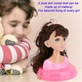 thumbnail image 3 of Styling Head, Makeup Children's Gift Box Doll Head, For Kids Girls MY319-6, 3 of 8