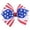 Red, variant on Wxirdiow Toddler Girls Bow Clips Independence Day Hair Bow Flag Bowknot 4th Of July Hair Bow Pin Glitter Cheer Bow Hair Red White Blue Hairpins Barrettes For Red Size,3-12 Years
