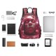 thumbnail image 4 of Disketp Surreal Pink Headphones Mochila Ligera e Impermeable, Mochila de Día Resistente para Viajes, Senderismo y Uso Diario para Hombre y Mujer, 4 of 7