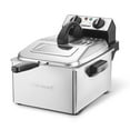 thumbnail image 2 of Cuisinart 4 Quart 1800W Electric Deep Fryer, Stainless Steel, 2 of 3