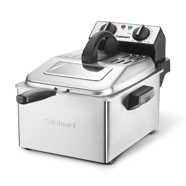 クイジナート cuisinart deep fryer ディープフライヤー Cuisinart, Deep Fryer, 4 Quart 1800W Stainless Steel, Adjustable