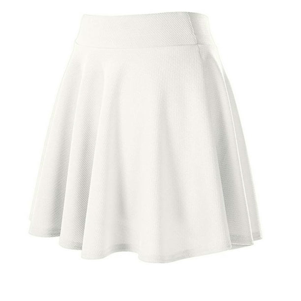 equalment Micro pleats flare skirt ホワイト Prolriy Mini Skirt Women's Flared Skirt Casual Pleats Versatile
