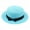 Sky Blue, variant on Hontri Hat Ladies Women's Summer Solid Hat Top Sun Visor Sun Straw Beach Hat Baseball Cap Hot Pink