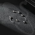 thumbnail image 4 of shiyou-10Pcs 16G/18G Spike Eyebrow Piercing Jewelry, Internal Thread Curved Barbell Vertical Labret Lip Rings, Spike Tragus Helix Earrings Rook Nose Bridge Rings, 4 of 4