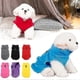 thumbnail image 3 of Soft Pet Warm Coat With D-ring Buckle Washable Breathable Pet Overalls For Small Cat Dog, 3 of 5