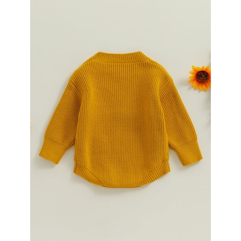 Kids Toddler Baby Boy Knit Sweater Big Bro Letter Embroidery Long Sleeve Knitted Sweatshirt Fall Winter Warm Clothes