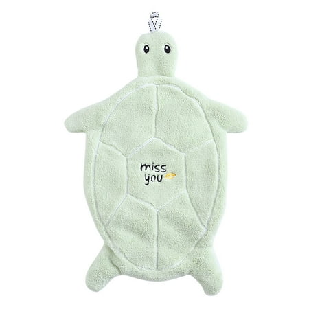 

Ykohkofe Cute Soft Hanging Hand Towels Funny Owl Penguin Absorbent Thick Kitchen Bathroom Towel