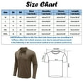 thumbnail image 2 of Ketyyh-chn99 Men Long Sleeve Shirt Long Sleeve 2023 Solid Color V Neck Fall Top Dark Blue,M, 2 of 4