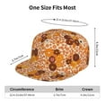 thumbnail image 6 of Easygdp Hippie Ditsy Floral Baseball Cap with Adjustable Flat Suitable for Head Circumference 22.4-23.6 in, 6 of 9