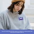 thumbnail image 3 of 2pcs Scotland Flag Patches Embroidered National Flag Applique Clothes Patches, 3 of 4