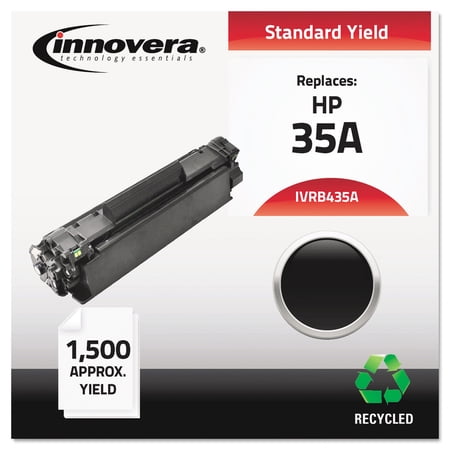 UPC: 0686024122029 | Innovera IVRB435A Remanufactured Black Toner Replacement for CB435A #35A 1500 Page-Yield