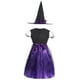 thumbnail image 1 of De Vestido de Halloween para niñas, vestido estampado, disfraz de bruja para juego de rol, disfraz de mascarada con sombrero, 1 of 6