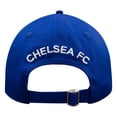 thumbnail image 4 of Icon Sports Chelsea FC Futbol Club Embroidered Logo 6 Panel Cap Soccer - Navy Faded Logo [Custom Name/Number], 4 of 5