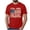 Red, variant on Akiihool Men's Graphic T Shirts Mens Casual Basic T Shirt Slim Fit Pullover Lightweight Short Sleeve Tops(Dark Gray,2XL)