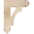 thumbnail image 3 of Ekena Millwork 3 1/2"W x 14"D x 18"H Westlake Arts & Crafts Smooth Bracket, Douglas Fir, 3 of 4