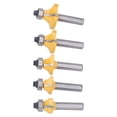 thumbnail image 4 of 5 brocas de carburo para redondear esquinas de 8 mm, para fresado de carpintería, 4 of 14