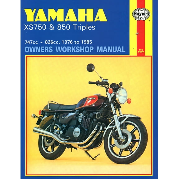 Yamaha XS750 & XS850 Triples 747cc & 826cc (76-81) Haynes Repair Manual ^