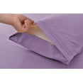 thumbnail image 2 of Perfectly Series Rayon Made from Bamboo Sheet Set - Wrinkle Free -Softer than Cotton- Deep Pockets - 4 Piece - 1 Fitted Sheet, 1 Flat, 2 Pillowcases King, Lavender, 2 of 4