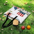 thumbnail image 6 of Patriotic Kittens Celebrate Freedom Joyfully Picnic Blanket Waterproof Outdoor Beach Blanket Hand-held Pad Suitable for Travel, Camping, Beach, Family Gatherings, 6 of 8