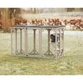 thumbnail image 3 of TRIXIE natura Weatherproof Wooden Cattery with 3 Perches, 44L x 70.9W x 31.5H, Gray, 3 of 9