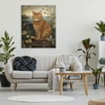 thumbnail image 4 of Stupell Industries Eclectic Orange Cat by Pond Canvas Art, 36 x 48, by LSR Design Studio, 4 of 8