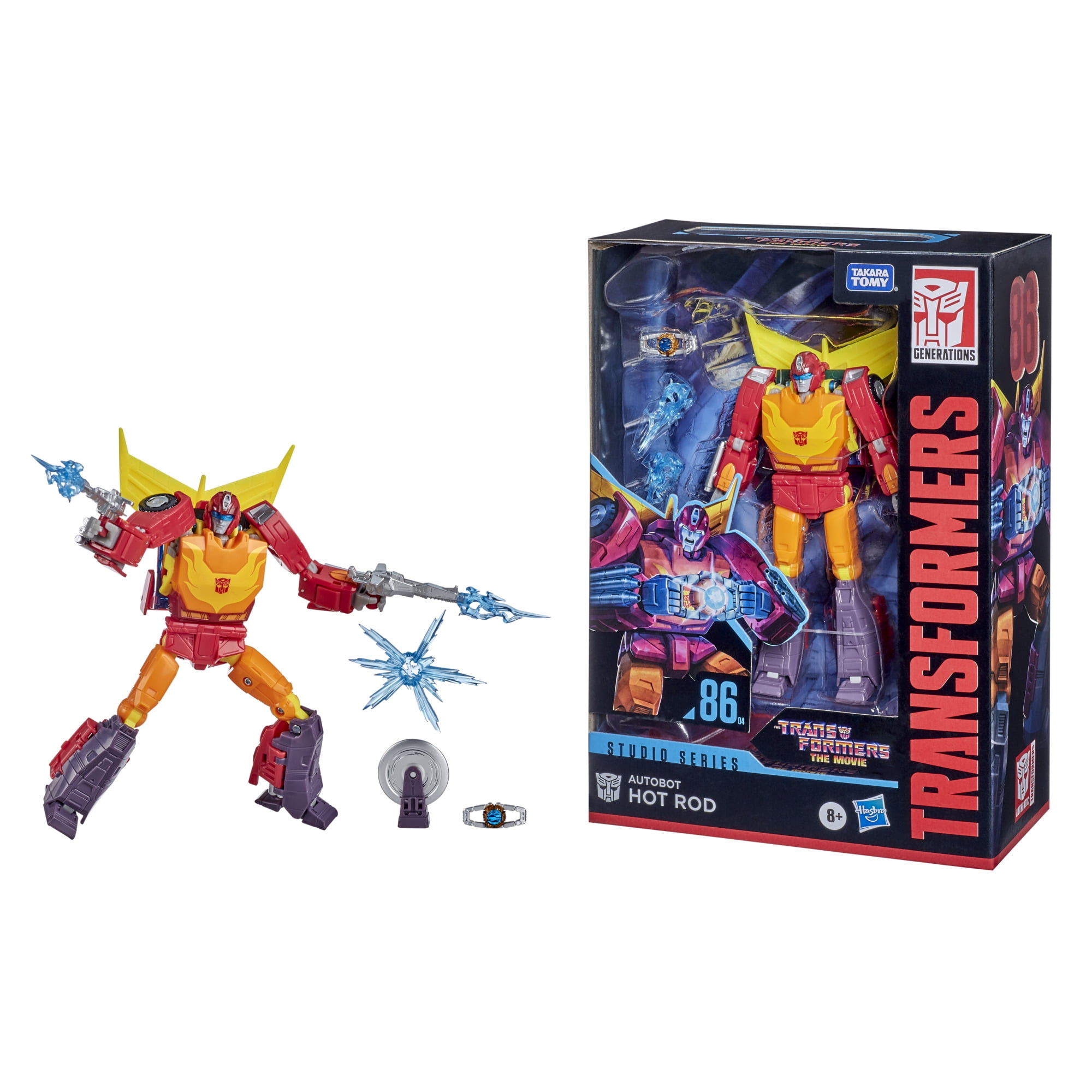 Transformers Toys Studio Series 86 Voyager The Transformers: The Movie Autobot Hot Rod Action
