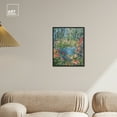 thumbnail image 3 of Serene Escape Impressionism Wall Art /Monet And Van Gogh Inspired Art Canvas Wall Art by Art Remedy, Black Floater Frame, 17" x 21", 3 of 7