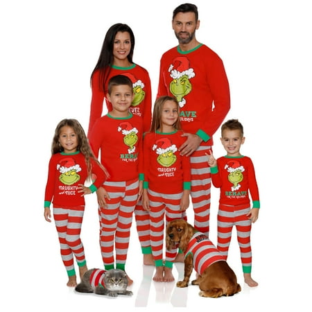 

Herdignity Family Matching Christmas Pajamas Set Women Baby Kids Santa Sleepwear Nightwear
