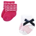thumbnail image 5 of Luvable Friends Infant Girl Newborn and Baby Terry Socks, Bows, 6-12 Months, 5 of 8