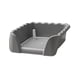 thumbnail image 5 of Caja de arena para inodoro para perros, valla elevada desmontable, bandeja para orinal de entrenamiento extraíble para conejos, otras mascotas, , gris, 5 of 8