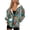 Chicken Pattern, variant on HELLHERO Polyester Fabric Hoodie Jacket for Fall Vacation, with Pockets Stretchy Full Zip Hoodie, Mushrooms Pattern