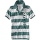 thumbnail image 1 of Aeropostale Polo de rugby a rayas para hombre, verde, extra pequeño, 1 of 1