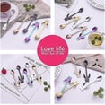 thumbnail image 5 of Cute cat, coffee spoon, tea spoon, stainless steel, 5 pieces (multicolor), 5 of 5