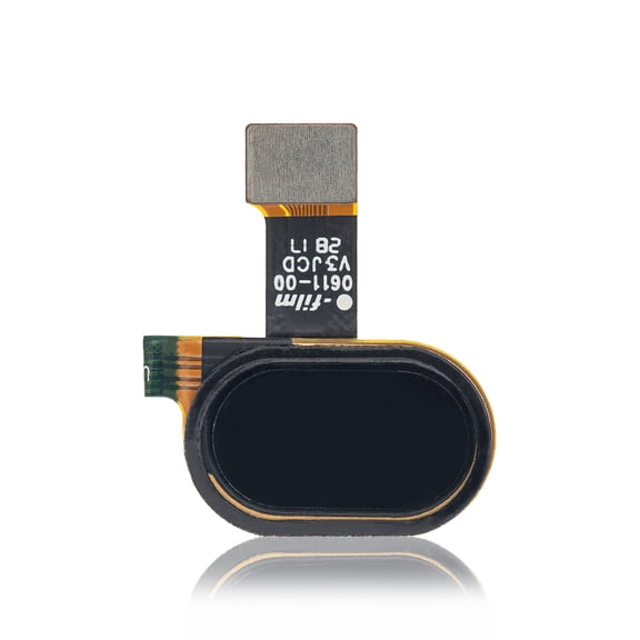 Replacement Home Button With Flex Cable Compatible For Motorola Moto E4 (XT1763 / 2017) / E4 Plus (XT1774 / 2017) (Black)