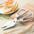 thumbnail image 3 of Kitchen Scissors Heavy Duty,Stainless Steel Multifunction Kitchen Scissors, Thickened Strong Bone Cutting Dishwasher Safe, 3 of 6
