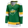 thumbnail image 2 of Women's Fanatics  Green Minnesota Wild Alternate Premier Breakaway Jersey, 2 of 3