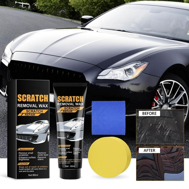 SSZMDLB under $5 3Pcs Car Scratch Remover, Car Scratch Remover, Paint Repair Cream for Scratches, Polishing Compound for Car Paint, Scratch Removal Paste for Vehicles, Automotive Touch Up Cream