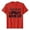 Red, variant on Men I Paused My Game To Be Here Letter Print Short Sleeve Round Neck Tennis T Shirt Floral Fashion Trend Bottoming