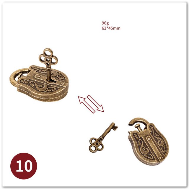 IQ Metal Brain teaser clásico, rompecabezas mágicos, juguetes para niños y adultos, Regalos divertidos QYM unisex