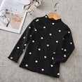 thumbnail image 3 of WhouRiu Little Girl T Shirts Heart Print Long Sleeve Sweaters Clothes Child Fashion Knit Sweater Black,Sizes 5-6, 3 of 3