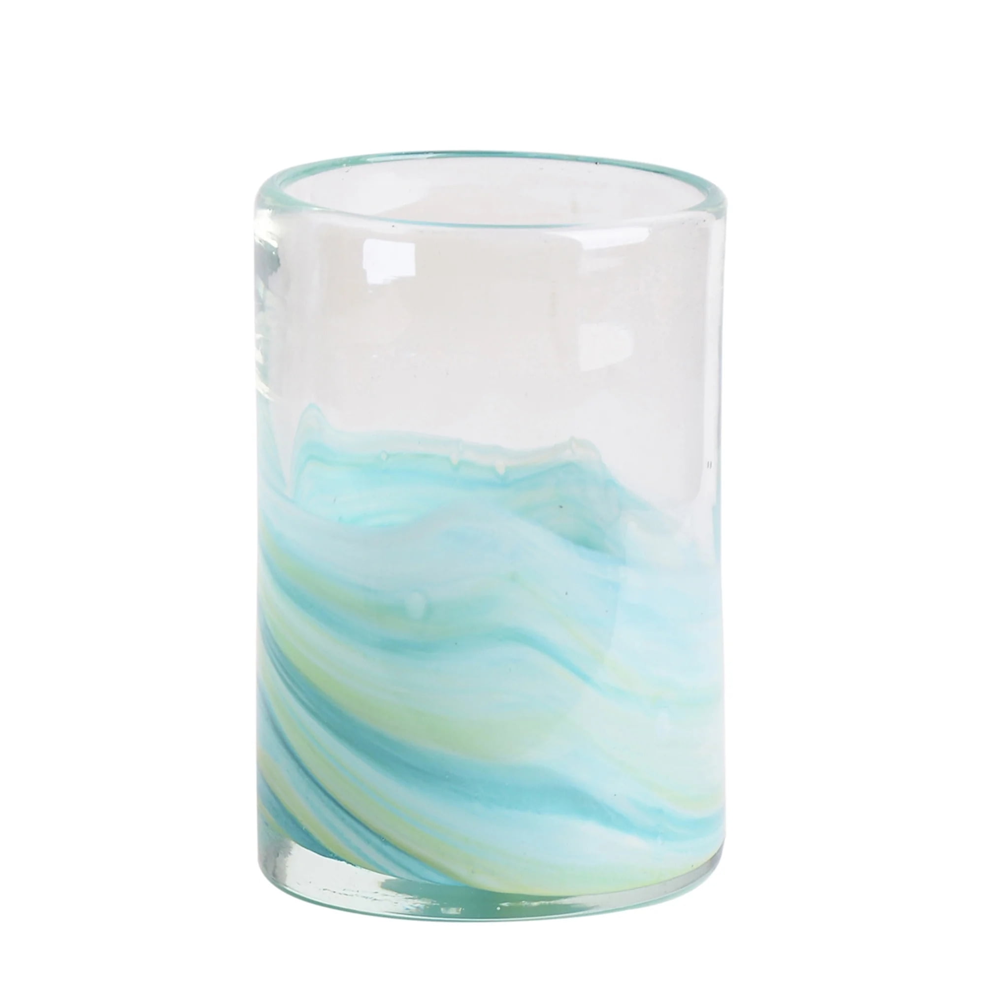 Ocean Wave Glass Vase Small