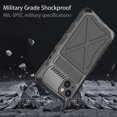 thumbnail image 7 of No Screws Metal Case for iPhone 14 Plus Cover, Outdoor Sports Military Heavy Duty Alloy Aluminum Metal Case Dustproof Protective Shockproof Cover for iPhone 14 Plus 6.7 inch,Black, 7 of 7