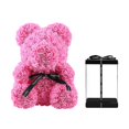 thumbnail image 2 of Nuevo 2023 Oso rosa Oso de peluche rosa Oso de flor rosa artificial, regalo para el día de San Valentín, boda, día de la madre y aniversario El más vendido, 2 of 4