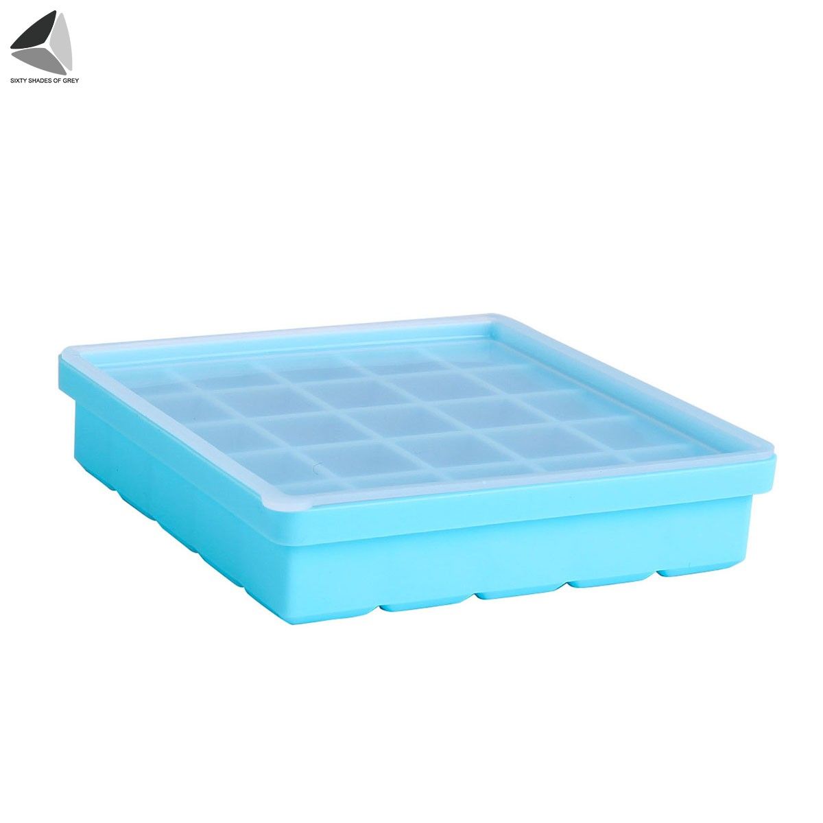 PULLIMORE 2 Pcs Ice Cube Trays 9 / 25 Pcs Square Flexible Easy Release Silicone Ice Maker Mold for Beverages Whiskey Wine Cocktail Coffee Juice (9 + 25 Gird) - image 4 of 9