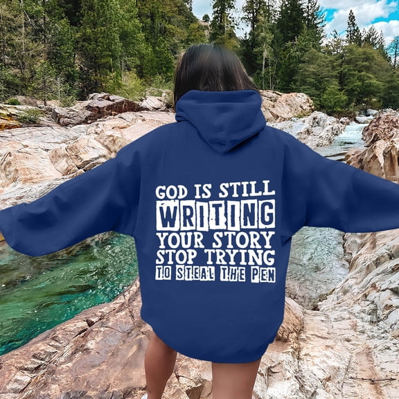 SIYUDAN Women's Sweatshirts Hoodies Christian Sweatshirts Oversized Graphic Hoodies For Women Pullover Sweatshirts Fall Fashion For Women Trending Fashion