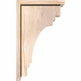 thumbnail image 3 of 7 1/2"W x 12"D x 20"H Pescadero Smooth Corbel w/Backplate, Douglas Fir, 3 of 9