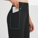 thumbnail image 3 of Pantalones de Yoga de Cintura Alta para las Mujeres Color Sólido Cadera Bolsillos Elásticos Medio Pantalones Cortos, Pantalones Deportivos de Fitness, Poliéster Toda la Temporada, 3 of 6