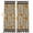 Black, variant on Spring Daisy Blackout Curtains for Bedroom/Living Room, Pinch Pleated Black Out Curtains, Country Watercolor Yellow White Floral Leaf Room Darkening Window Drapes with Hooks 2 Panels, 39"x70"